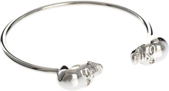 Asos Skull Bangle - Lyst