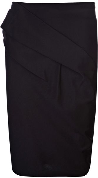 Donna Karan New York Drape Skirt - Lyst