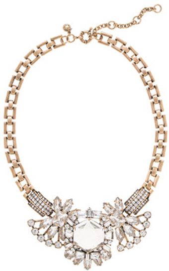 J.Crew Crystal Compilation Necklace - Lyst