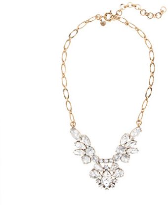 J.Crew Crystal Feather Necklace - Lyst