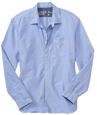 Gap Solid Oxford Shirt - Lyst