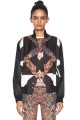  Bomber Jacket in Geometric Printfloral