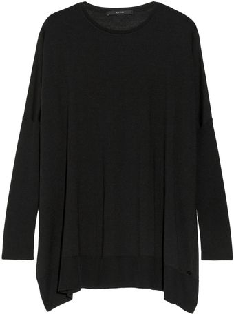 Gucci Oversized Wool Silk and Cashmereblend Sweater - Lyst