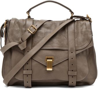 Proenza Schouler Ps1 Extra Large Leather in Gray - Lyst
