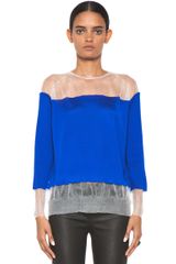  Floating Classic Jumper in Bluewhite