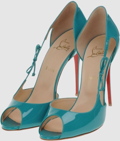 christian louboutin turquoise