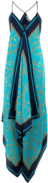 Michael Kors Chain Jewellery Maxi Dress - Lyst