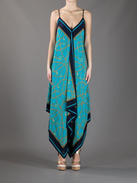 Michael Kors Chain Jewellery Maxi Dress in Blue (turquoise) Michael Kors Chain Jewellery Maxi Dress in Blue (turquoise)
