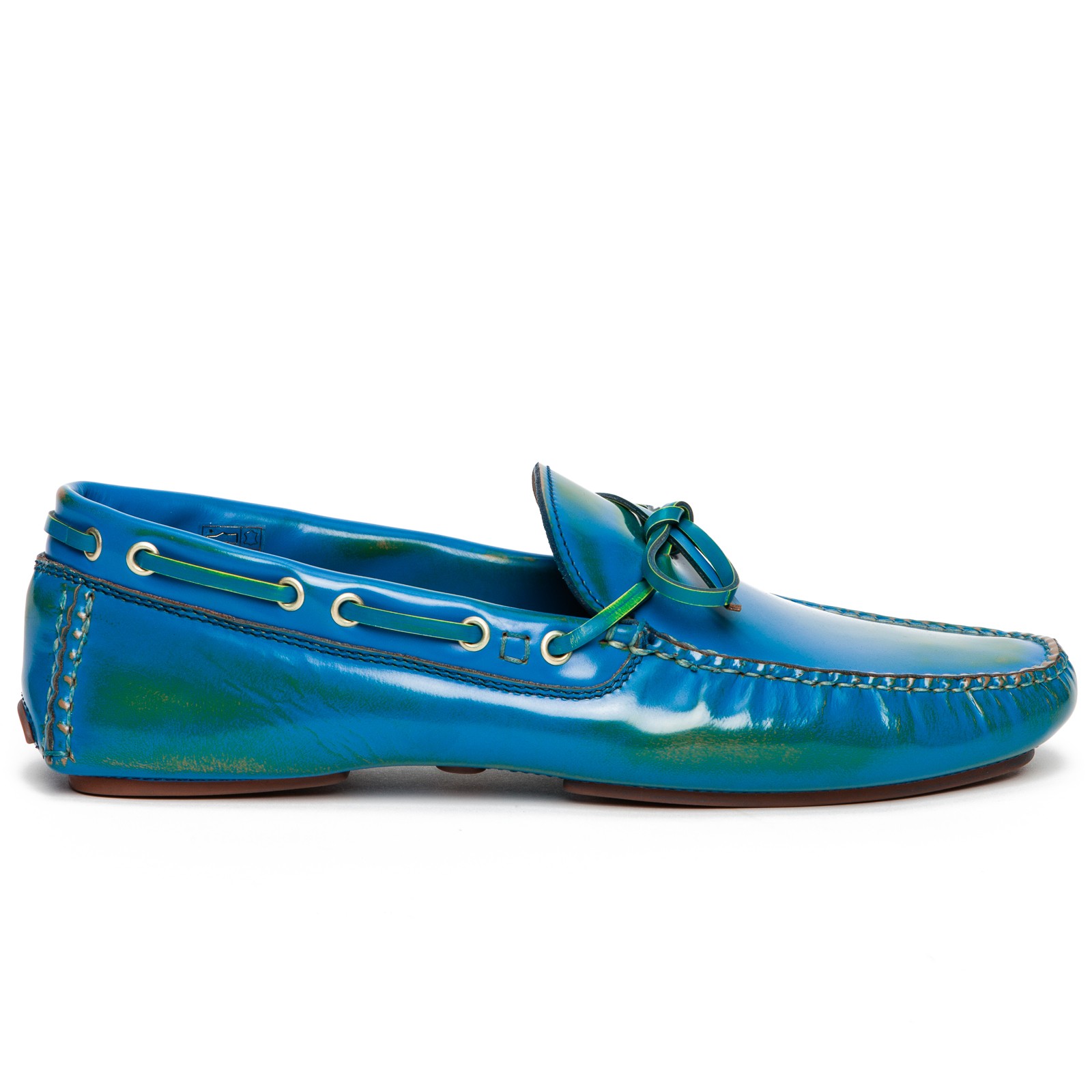 Alberto Moretti Arfango Brushed Leather Driving Shoes in
