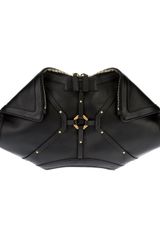 Alexander McQueen Buckle Strap Clutch