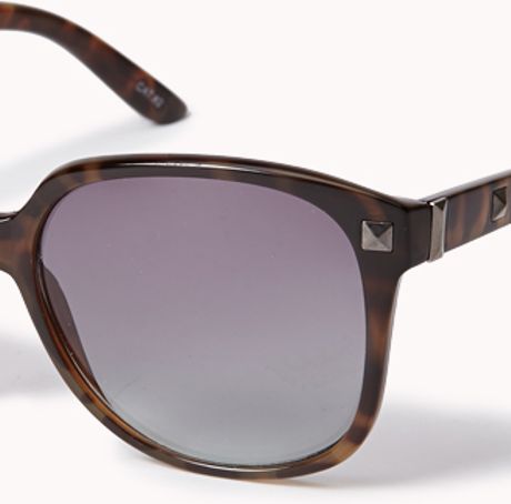 Forever 21 Round Sunglasses in Brown (TAUPEGUNMETAL) | Lyst