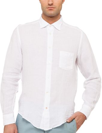 Hartford Regular Fit Linen Shirt - Lyst