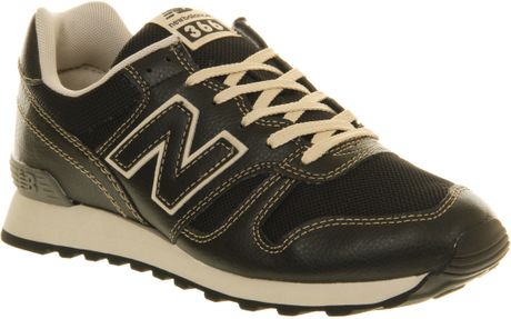 womens new balance black leather shoes