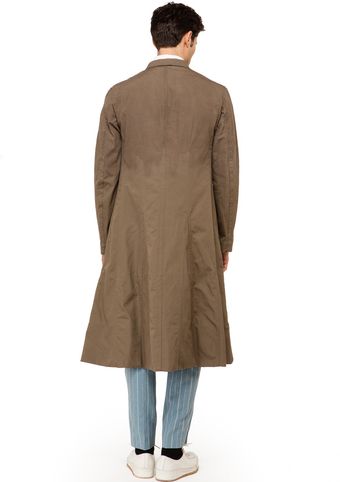 Yohji Yamamoto Balloon Water Repellent Trench Coat - Lyst