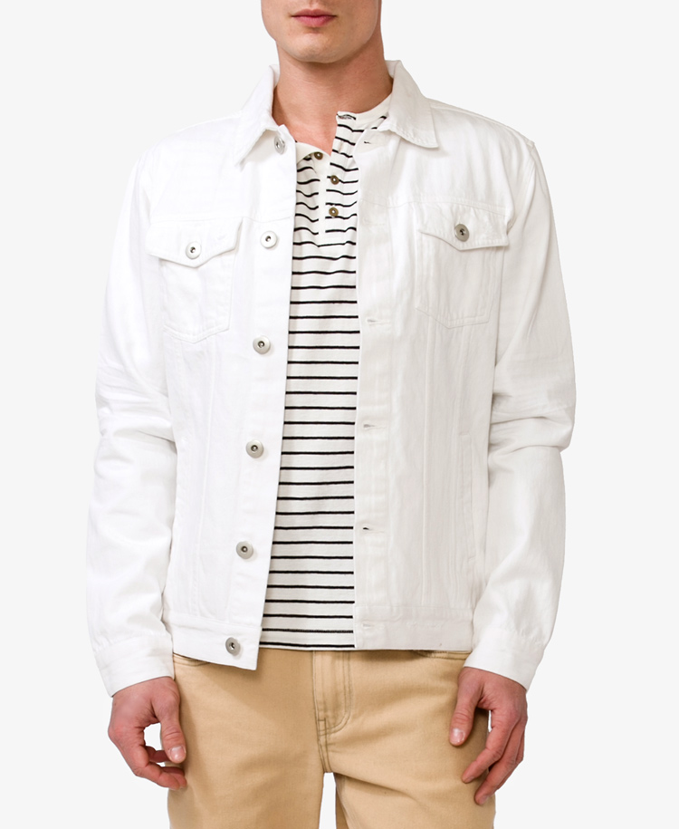 white denim jacket distressed
