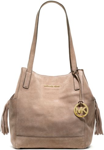 Michael Kors Large Ashbury Suede Grab Bag - Lyst