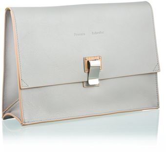 Proenza Schouler Lunch Box Clutch Grey Banana - Lyst