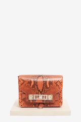 Proenza Schouler Ps11 Python Leather Clutch