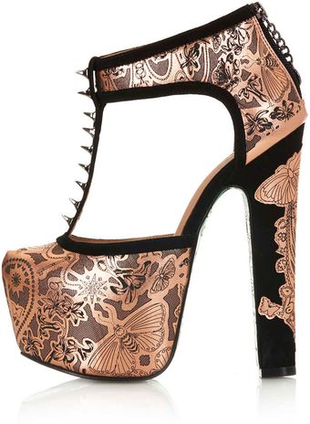 Topshop Pot Of Gold Platforms By Cjg - Lyst