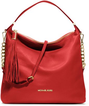 Michael by Michael Kors Large Weston Pebbled Shoulder Bag - Lyst