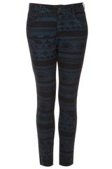 Topshop Petite Moto Lazer Skinny Jeans
