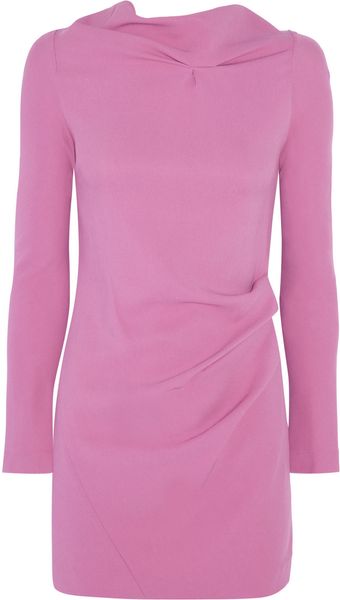 Roland Mouret Samiel Ruched Stretch crepe Dress - Lyst