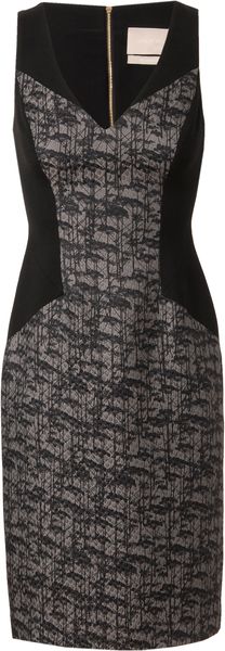 Jason Wu Silk wool Tree Jacquard Dress - Lyst