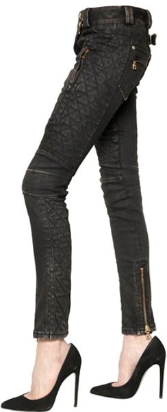 quilted lined jeans