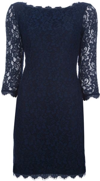 Diane Von Furstenberg Zarita Lace Dress - Lyst