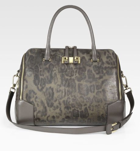 ... For Saks Fifth Avenue Mediterranean Dome Handbag in Gray (lead