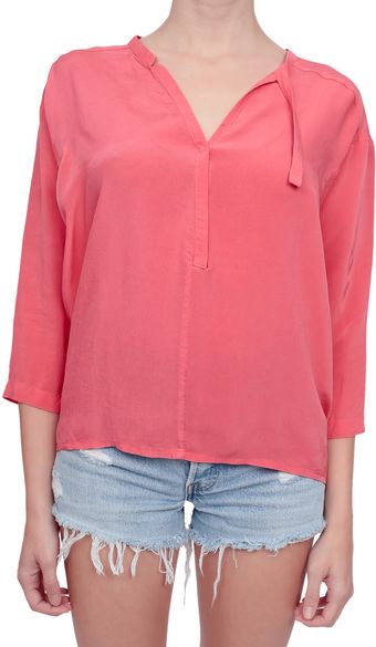 Humanoid Slouchy Top Coral - Lyst