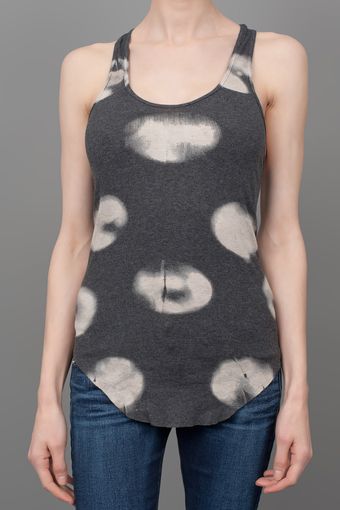 Raquel Allegra Rib Tank Dots - Lyst