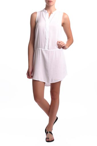 Splendid Drop Waist Dress White - Lyst