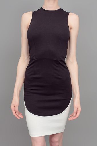 Stella McCartney Sleeveless Color Block Dress - Lyst