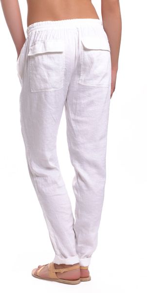 white jogger pants mens