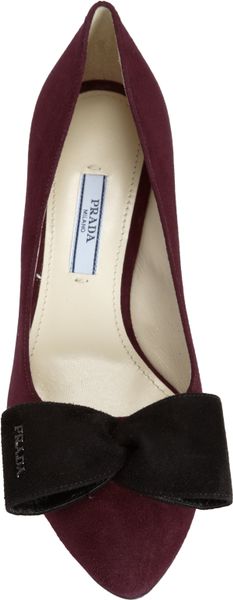 prada chunky heels