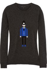 Burberry Prorsum Intarsia Cashmere Sweater