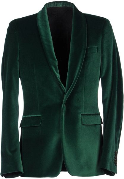 Msgm Blazers in Green for Men