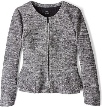 Theory Pursue Jondi Tweed Peplum Jacket - Lyst