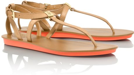 tory burch royal tan sandals