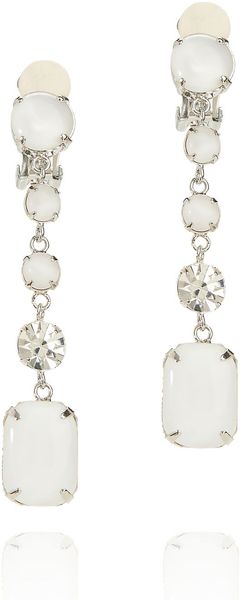 Tory Burch Simple Resin Drop Earrings - Lyst