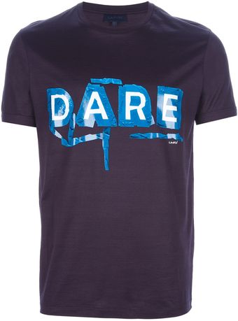 Lanvin Dare Print Tshirt - Lyst