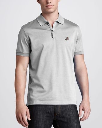 Lanvin Sneaker Logo Jersey Polo Ecru - Lyst