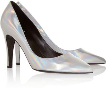 Pierre Hardy Holographic Leather Pumps - Lyst
