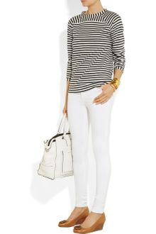 Tory Burch Sally Leather Wedge Pumps - Lyst