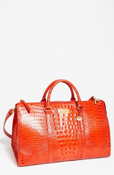 orange brahmin crossbody