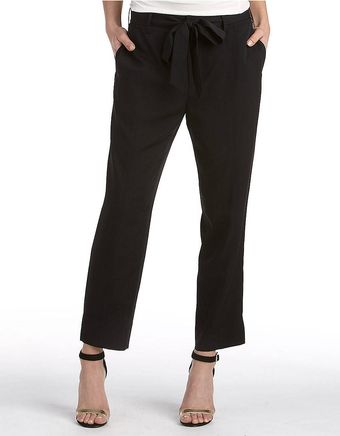 Catherine Malandrino Belted Pants - Lyst