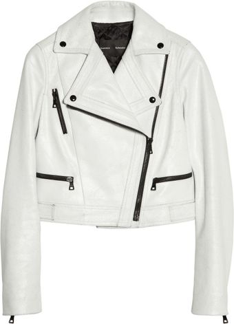 Proenza Schouler Crackedleather Biker Jacket - Lyst