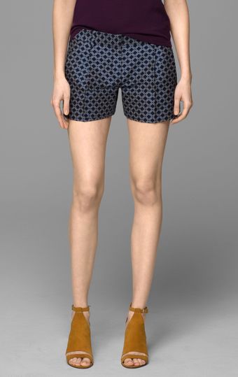 Theory Clah Stretch Cotton Short - Lyst