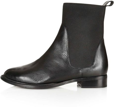 elastic chelsea boots